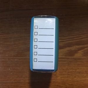 Create 365 self inking checklist stamp
